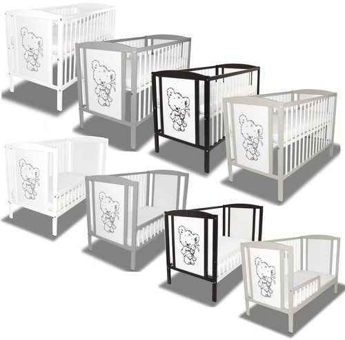 Babybett gitterbett 120x60cm - gitterbett,