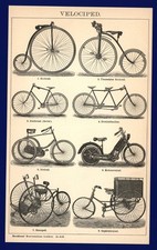 Druck anno 1899 - Fahrrad