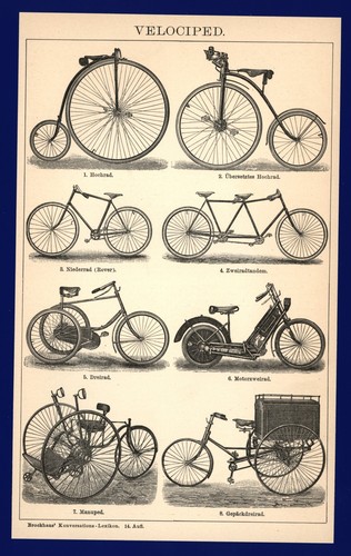 Druck anno 1899 fahrrad - anno,