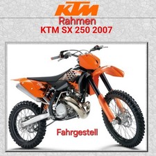 KTM SX 250 Rahmen 2007