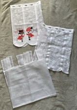 3x Scheibengardine  Weihnachten   Bistrogardine Gardine Küchengardine