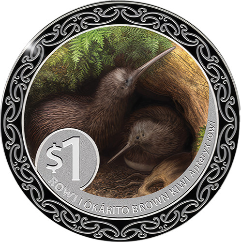 Silbermünze kiwi 999 - 1, oz