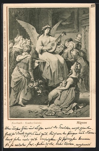 Künstler hermann kaulbach - künstler-ak,