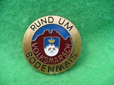 Abzeichen Brosche Bodenmais Volksmarsch Bergwerk Silberberg
