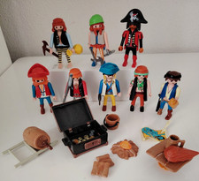 Playmobil Piraten 8 Figuren Schatzkiste Karte Zubehör Konvolut 40 Advent