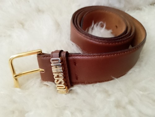 Moschino vintage leder gürtel - vintage,