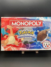 Pokemon Monopoly Kanto Edition, Metallfiguren, Wasserschaden, vollständig