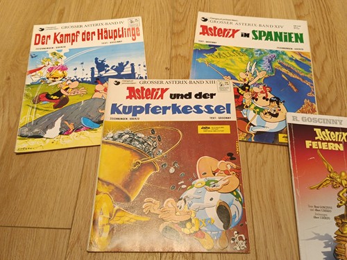 Drei alte asterix aus zeit - asterix, dm