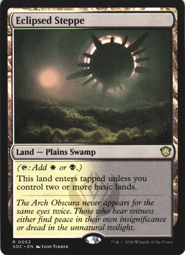 Mtg eclipsed steppe - steppe, |