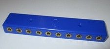 Verteilerplatte,  20 Anschlüße für Stecker (2,6mm)   blau  *NEU*