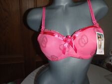 Bügel BH, pink, Glitzer,  Gr