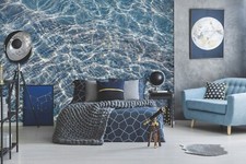 3D Wasser Muster Q6369 Tapete