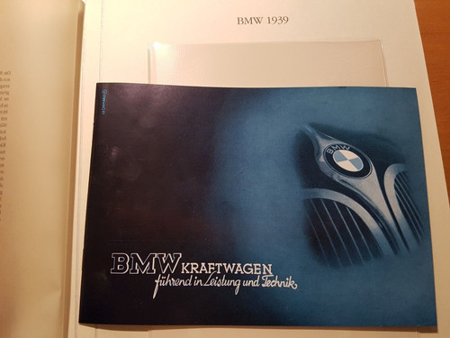 Bmw programm 1939 prospekt - -,
