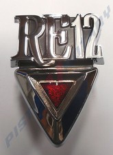 RE12 Badge Chrome Brand New