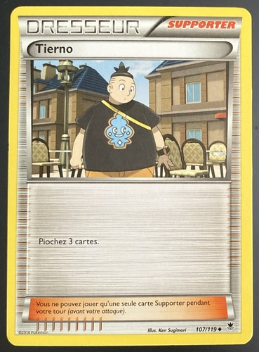 Pokemon karte trainer tierno - karte,