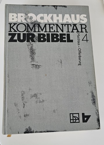 Brockhaus kommentar zur - kommentar,