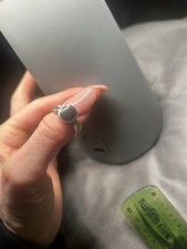 Echtes Silber Ring Schwarzer