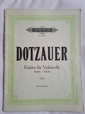 Noten, Cello, 2 Hefte mit