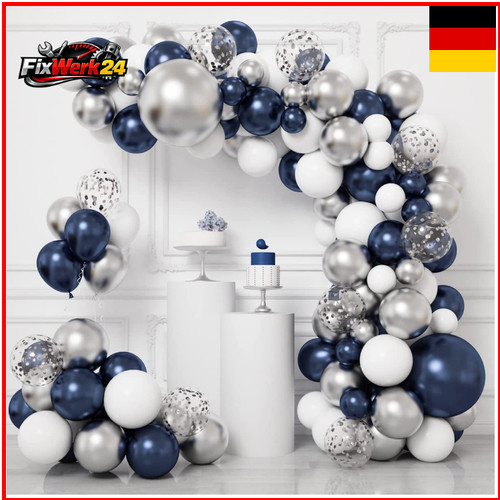 Blauer luftballon girlande - blauer, 104