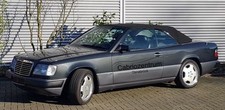 Mercedes W124 Cabrio Verdeckbezug Stoff - titangrau - Qualitätsstufe Q3