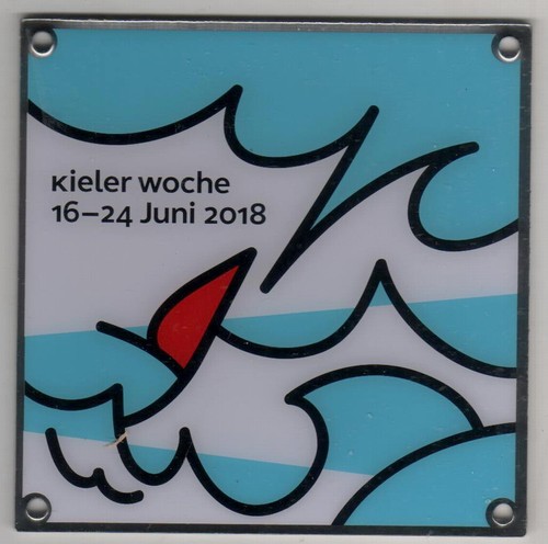 Kieler woche plakette - kieler, 2018