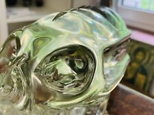 Echt Selten Obsidian Kristallschädel Quarz Crystal Skull Außerirdischer Alien
