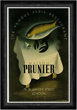 Maison Prunier Adolphe Mouron Cassandre Paris Fisch Kunstdruck Faks_Werbung 709