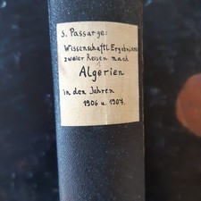 Passarge: Wissenschaftliche