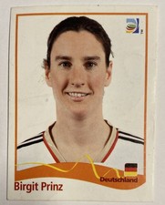 Birgit Prinz Deutschland Panini Promo Sticker WM 2011 Frauen  SELTEN !