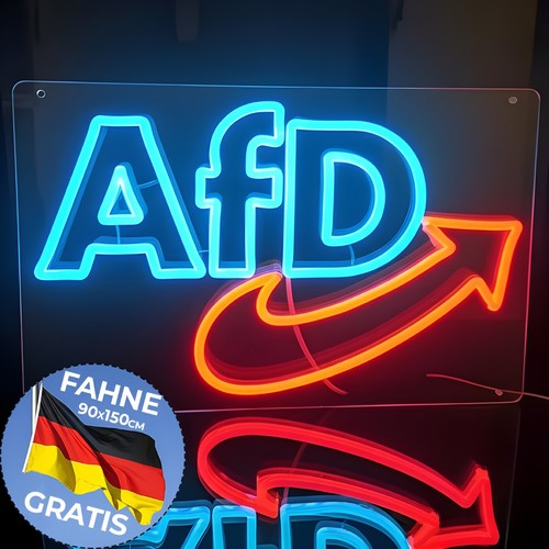 Afd neon schild led licht - afd,