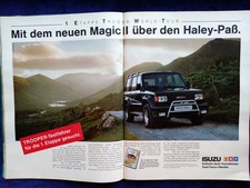 Isuzu Trooper, originale Werbung aus 1990  Großformat
