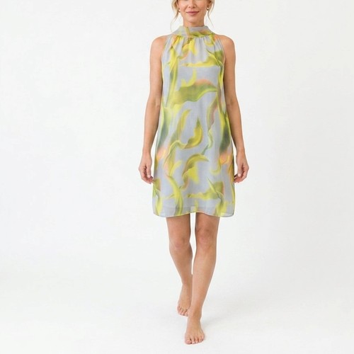 Chiffonkleid damen grün 36 - grün, os