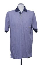 Johnny Lambs Herren Freizeithemd Hemd 48 blau weiß Karo Kurzarm Haifischkragen