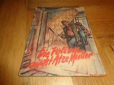 Krimiheft Blaulicht DDR Verlag KLEINE JUGENDREIHE  8/1955