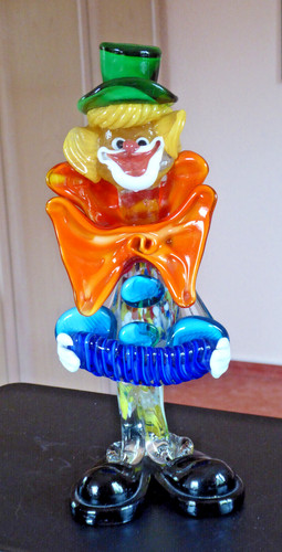 Murano 70er jahre clown - jahre,