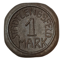 NOTGELD STADTLENGSFELD 1 MARK