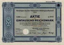 Färberei Asch As Bohemia 1940