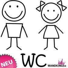 Türaufkleber "WC Toilette"
