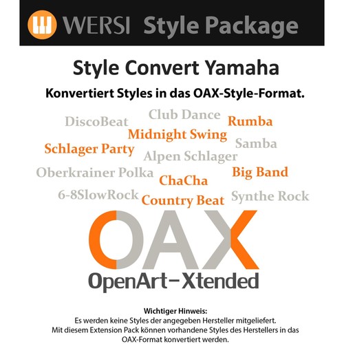 Oax style konvertierung - oax, style-konvertierung