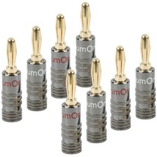 8er Set HiFi Bananenstecker