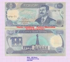 IRAK IRAQ  100 Dinars 1994