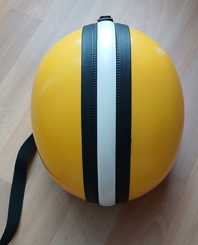 Ddr mopedhelm gelb eierschale - mopedhelm,