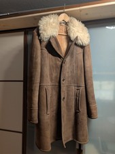 Retro Winter Lammfell Mantel
