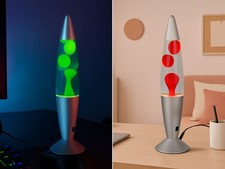 LED Raketen Lavalampe 90er