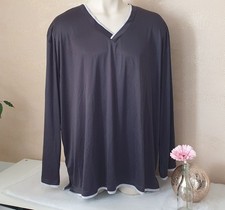 Men`s Touch Herren Shirt Langarmshirt Longsleeve Mikrofaser grau Gr. XXL *NEU*