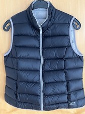 TAIFUN - Schwarz-graue Damen Daunen - Wendeweste in Gr. 40