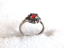 Vintage Art Deco - Granat Ring