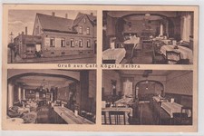908215 Mehrbild Ak Gruß aus Café Kögel Helbra 1930