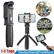 DE Smartphone Selfie Stick Bluetooth Stativ Teleskop Stange Fernbedienung Handy