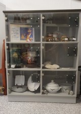 Schließfach Spint Vitrine Schaukasten 6 Fächer Abschließbar Schrank Pfandsystem 